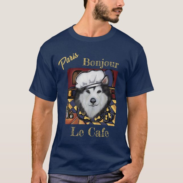 T-shirt Malamute d'Alaska (Devant)