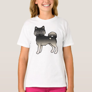 T-shirt Malamute d'Alaska Agouti Chien de Dessin Animé Mig