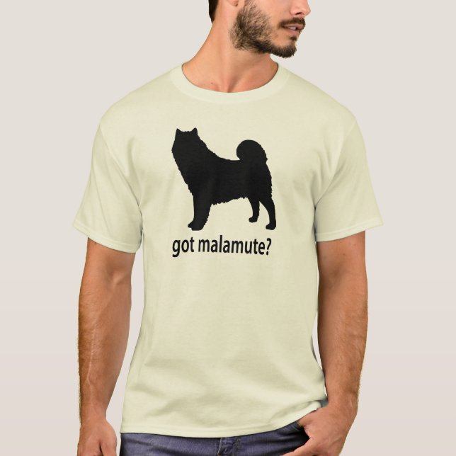 T-shirt Malamute obtenu (Devant)