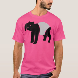 T-shirt Malayan Tapir Graphic Whimsical Outdoor Camping Co