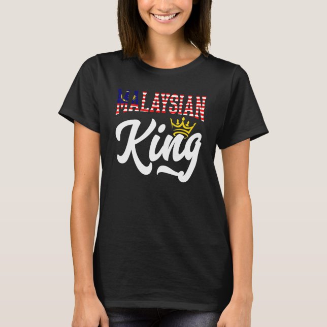 T-shirt Malaysian King Malaysia Malaysian Malaysia Flag_1 (Devant)