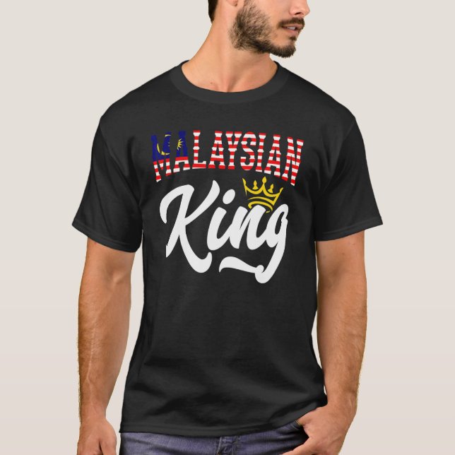 T-shirt Malaysian King Malaysia Malaysian Malaysia Flag_1 (Devant)