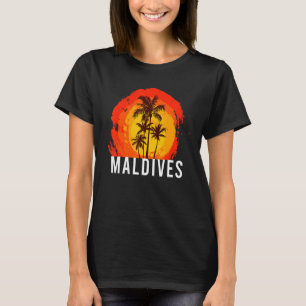 T-shirt Maldives I Palms I Maldives Diver Vacationale Tour