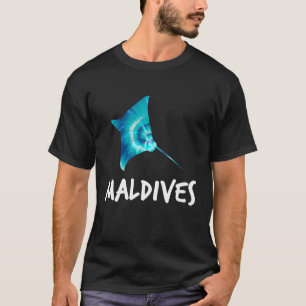 T-shirt Maldives Raie Manta Conception Plongée en Apnée Ma