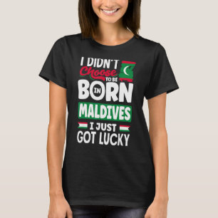 T-shirt Maldivien Maldives Drapeau Maldivien Je Viens D'Av