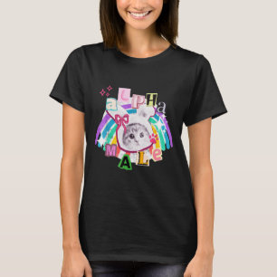 T-shirt Mâle Alpha Chat Mignon Chaton Hommes Femmes Chat D
