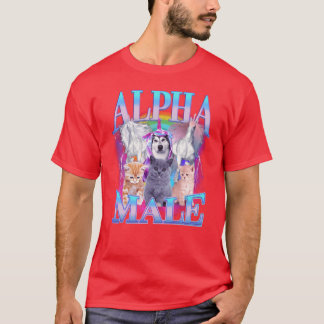 T-shirt Mâle Alpha Famille de mème drôle