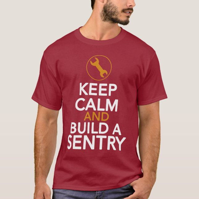 T-shirt Mâle d'ingénieur [construisez une sentinelle] (Devant)