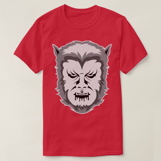 T-shirt Malédiction classique du loup-garou (Design devant)
