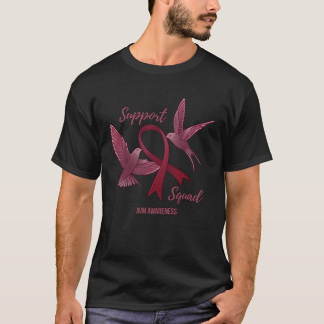 T-shirt Malformation artérielle AVM Support de sensibilisa (Devant)