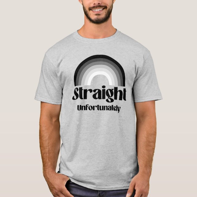 T-shirt Malheureusement droit (Devant)