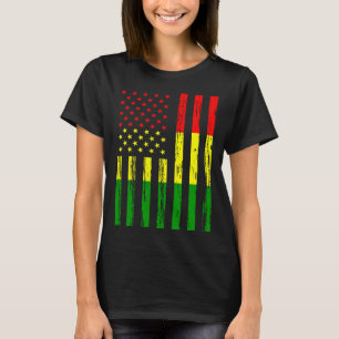 T-shirt Mali Drapeau Amérique US C'est dans mon ADN pour l