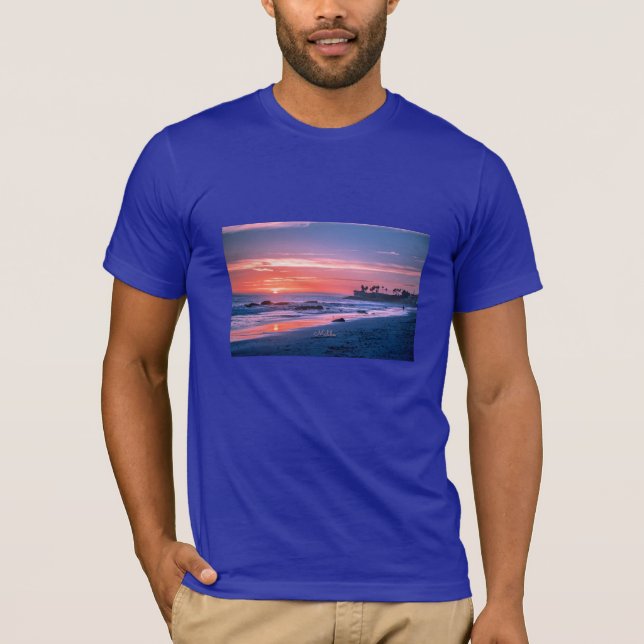 T-shirt Malibu, CA photo pittoresque (Devant)