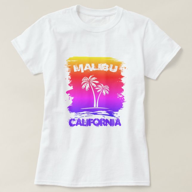 T-shirt Malibu California (Design devant)