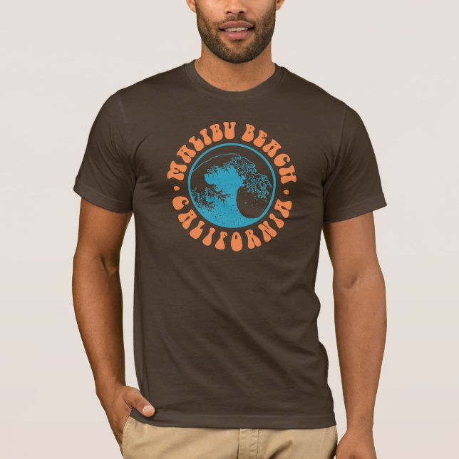 T-shirt Malibu Californie (Devant)