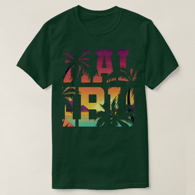 T-shirt Malibu Californie (Design devant)
