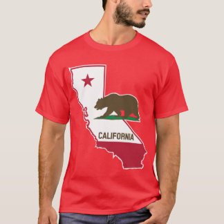 T-shirt Malibu Californie Rétro Coucher de Soleil Plage Vi