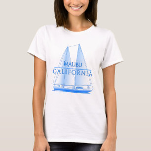 T-shirt Malibu Côtier Nautique Voilier