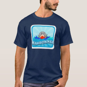 T-shirt Malibummer Funny Malibu Caricature touristique de 