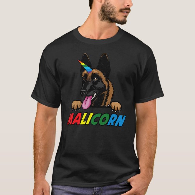 T-shirt Malicorn belge drôle pour Maligator K-9  (Devant)