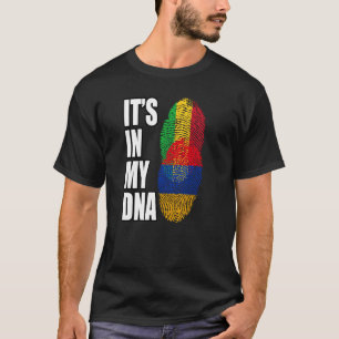 T-shirt Malien Et Arménien Mélangent Le Drapeau Du Patrimo