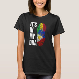 T-shirt Malien Et Philippin Mélangent Le Drapeau Patrimoin
