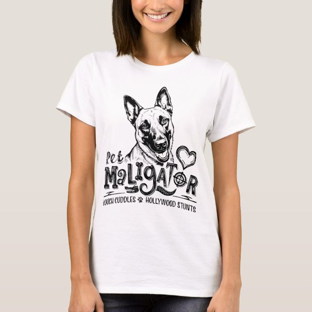 T-shirt Maligator Belge Malinois  (Devant)