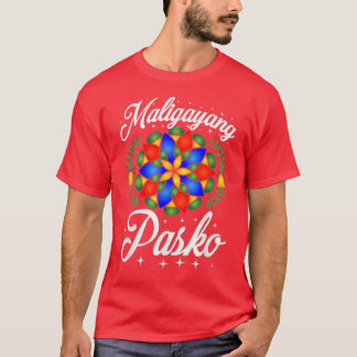 T-shirt Maligayang Pasko Joyeux Noël À Tagalog Philip