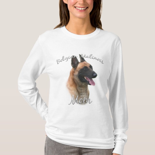 T-shirt Malinois belge Maman 2 (Devant)