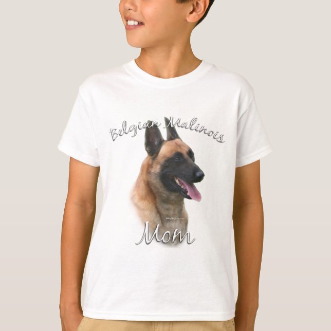 T-shirt Malinois belge Maman 2 (Devant)