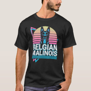 T-shirt Malinois belge rétro