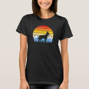 T-shirt Malinois belge rétro vintage