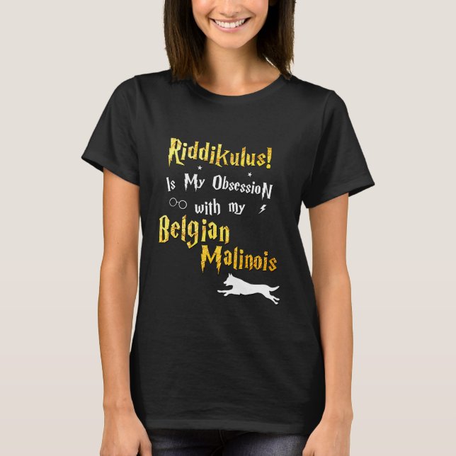 T-shirt Malinois belge Riddikulus Malinois belge (Devant)