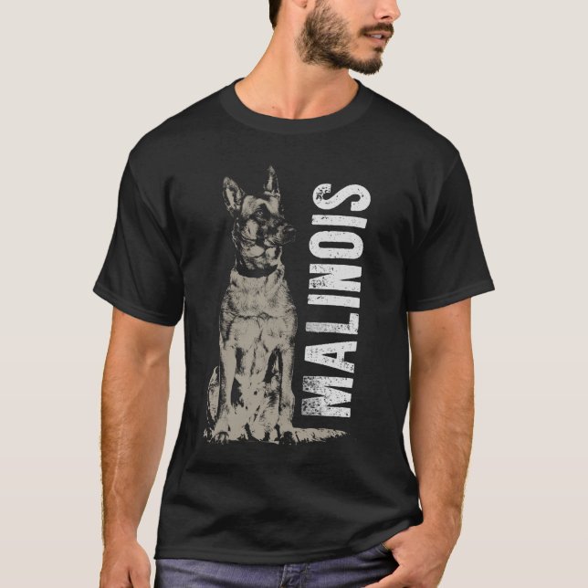 T-shirt Malinois - berger belge - Mechelaar (Devant)