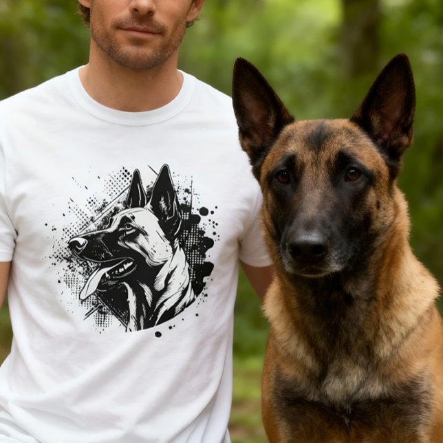 T-shirt Malinois - Berger belge - Mechelaar (Créateur téléchargé)