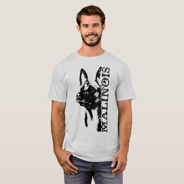 T-shirt Malinois - berger belge - Mechelaar (Devant entier)