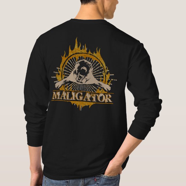 T-shirt Malinois - berger belge - Mechelaar - Maligator (Dos)