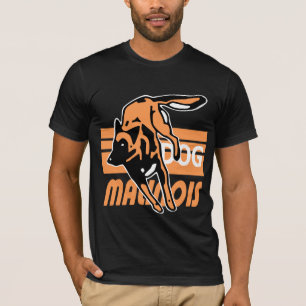 T-shirt malinois saut de haie