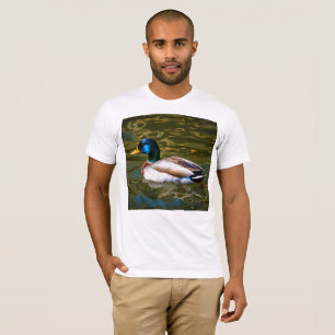 T-shirt Mallard Duck Portrait Artistique