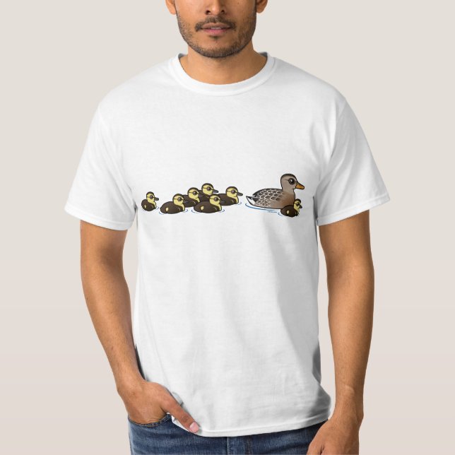 T-shirt Mallard et sept canetons (Devant)