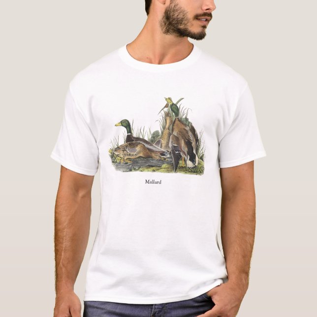 T-shirt Mallard, John Audubon (Devant)