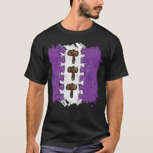 T-shirt Mallet en cuir