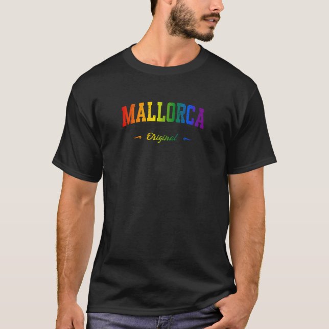 T-shirt Mallorca Spain Sport LGBTQAI+ Souvenir (Devant)
