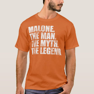 T-shirt Malone Nom de famille Malone Nom de famille Malone