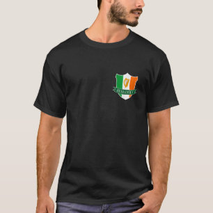 T-shirt MALONEY Nom irlandais Irlande Drapeau Famille de h