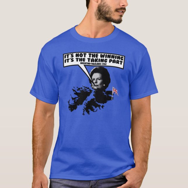 T-shirt Malouines drôles de Thatcher (Devant)