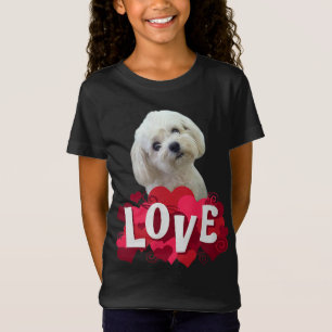 T-Shirt Maltais Amoureux des chiens Puppy Propriétaire Mal