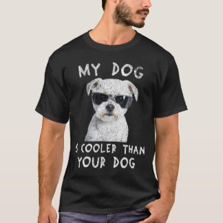 T-shirt Maltais Mon Chien Est Glacière Que Ton Chien Drôle