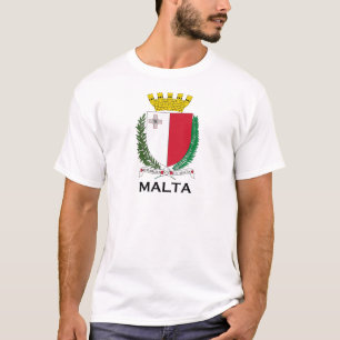 T-shirt MALTE - emblème/manteau des bras/symbole/drapeau