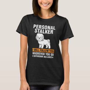 T-shirt Maltese Cool Pour Hommes Femmes Chien Stalker Pers